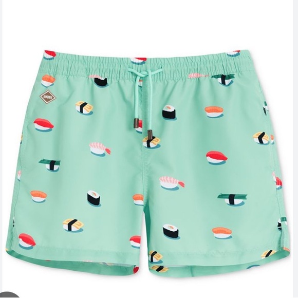 NWT NIKBEN JIRO Swim Shorts 1003- Green Size Large. - Picture 6 of 10